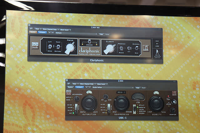 ブースではLogic上でAudio Unitsバージョンが動作していましたが、UBK-1同様、RTASやVSTにも対応。AAXに関しては、そう遠くないうちに対応予定とのことでした。