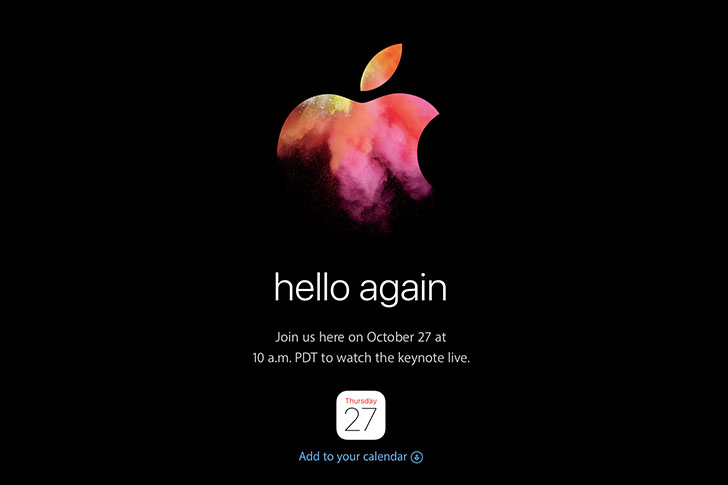 Apple Special Event October 2016 hello again