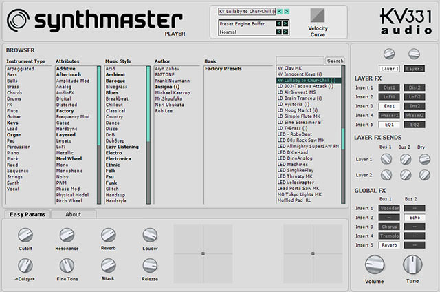 KV331 Audio - SynthMaster Player