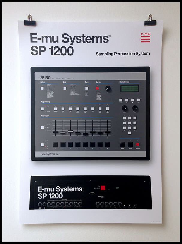 Mr. Krum - E-mu SP-1200 Poster