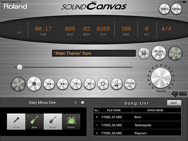 Roland - Sound Canvas for iOS