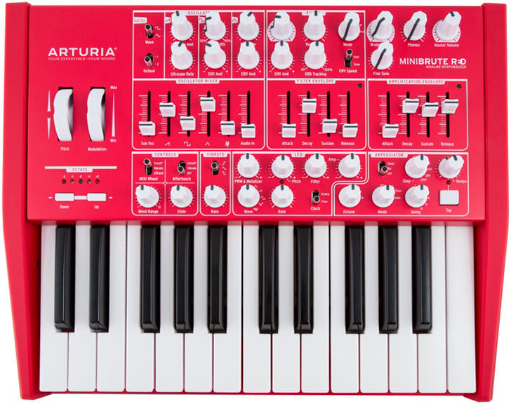 Arturia、MiniBruteとMicroBruteの限定レッド・カラー・エデションを 