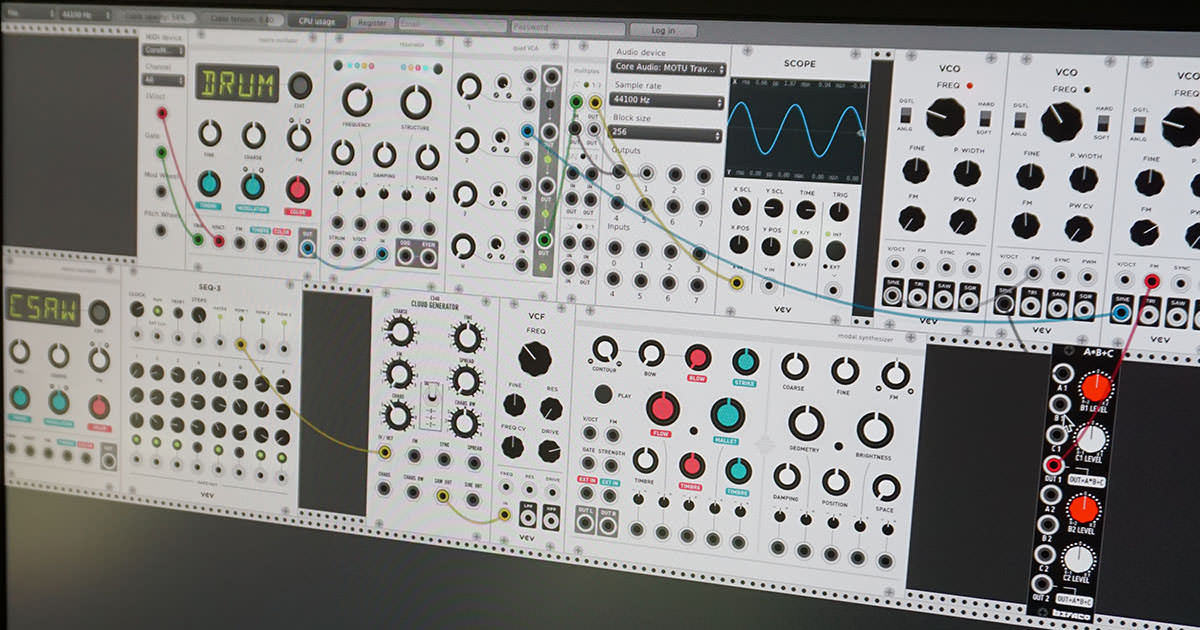 バーチャルEurorackモジュラー・シンセ「VCV Rack」が無償配布開始