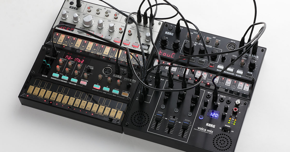 製品開発ストーリー #38：コルグ volca mix 〜 3台のvolcaを強力な音楽