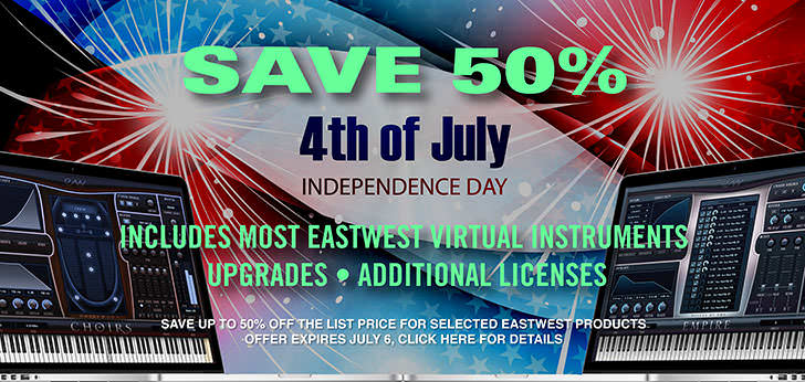 EastWest - Independence Day Sale