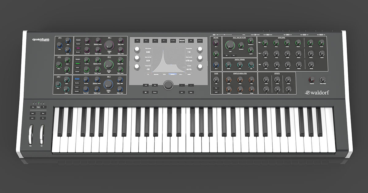 WORLD SYNTHESIZER 16：Waldorf渾身のモンスター・シンセ、「Quantum」の国内販売が遂に開始 ICON