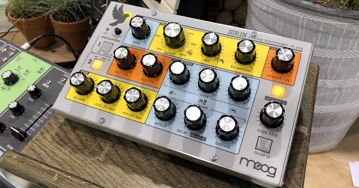 NAMM 2019: Moog、サイケでキュートなデザインの新型シンセサイザー 