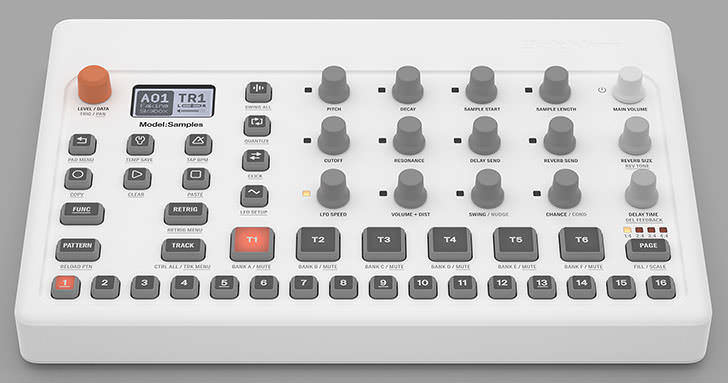 NAMM 2019: Elektron、小型／軽量の6トラック・グルーヴ・サンプラー 