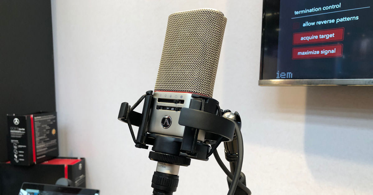 元AKGの社員22名が新しいマイク・メーカー、“Austrian Audio”を設立…… ワイヤレスでポーラー・パターンを選択できるマイク