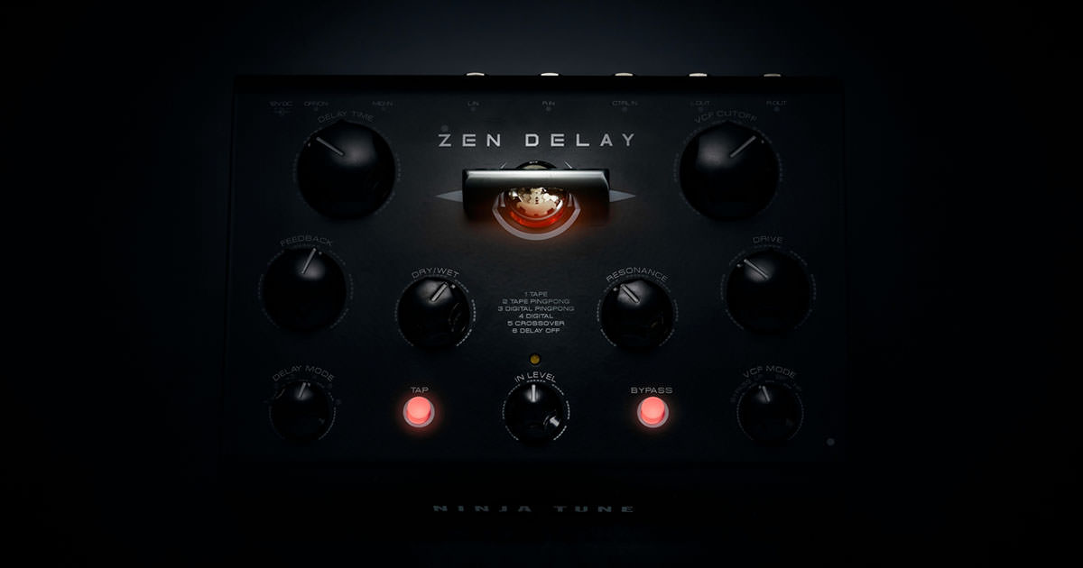 Erica synths Zen Delay 【Ninja Tuneとのコラボ！ステレオディレイ】-