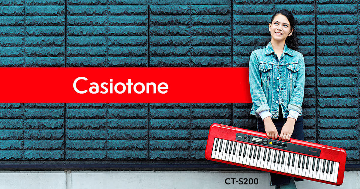 カシオが“Casiotone”ブランドを復活、新製品「CT-S200」の販売を開始