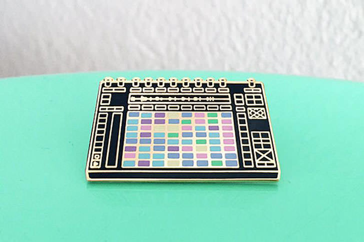 Charming Afternoon - Electronic Musical Instrument Pin Badge