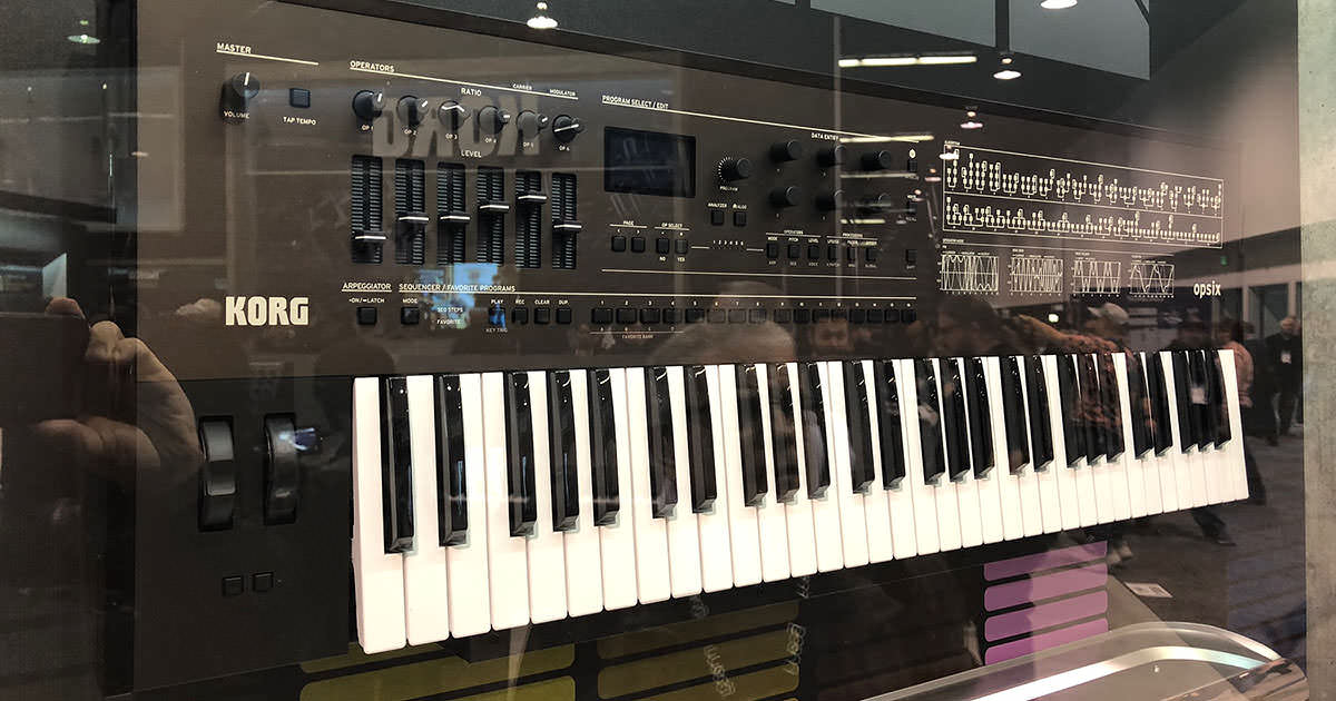 NAMM 2020: コルグ、開発中の新型シンセ「opsix」をお披露目…… 6