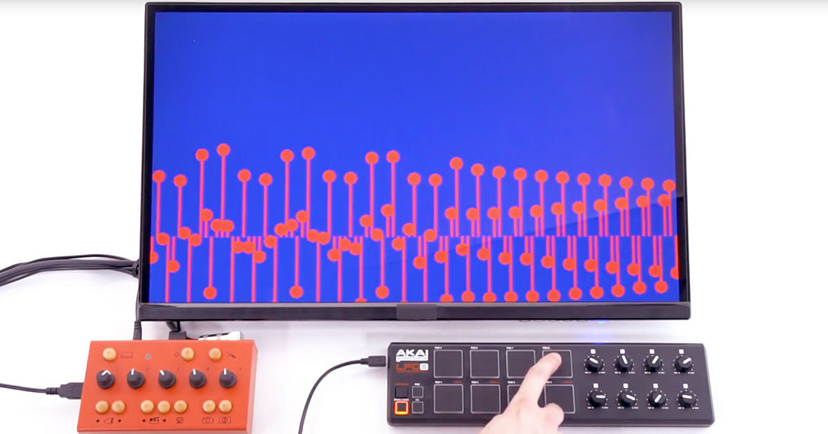 音楽から映像を生成するビデオ・シンセサイザーの新製品、Critter & Guitari「EYESY」がデビュー - ICON