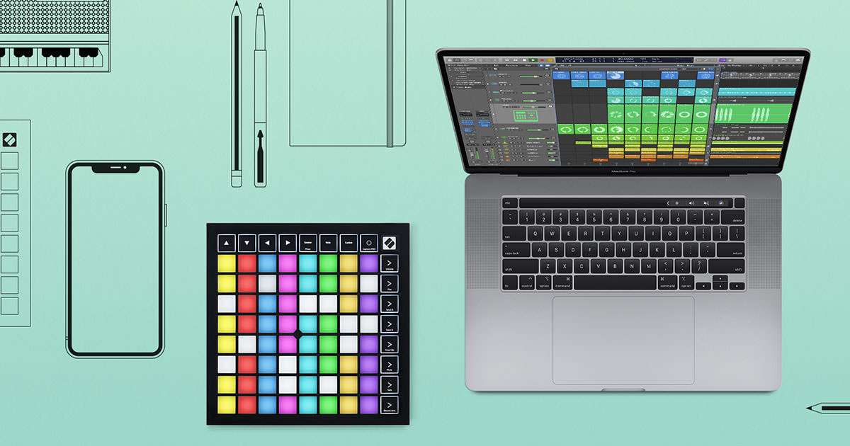 NovationのLaunchpadシリーズ、Logic Pro X 10.5の『Live Loops』に