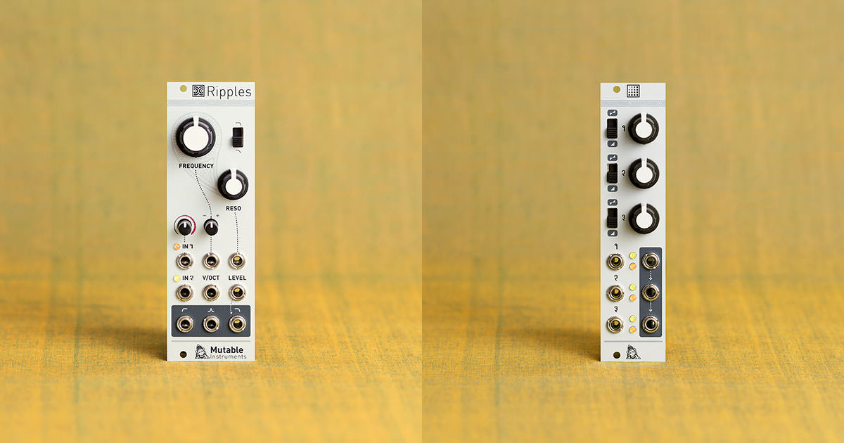 Mutable Instruments、Ripples／Shadesをより使いやすくアップデート