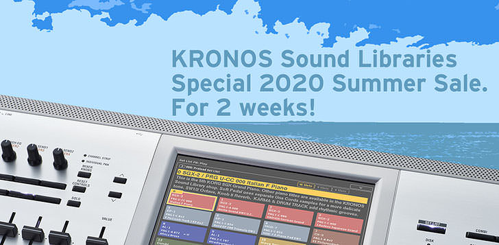 KORG - KRONOS 2020 Sound Libraries Special 2020 Summer Sale