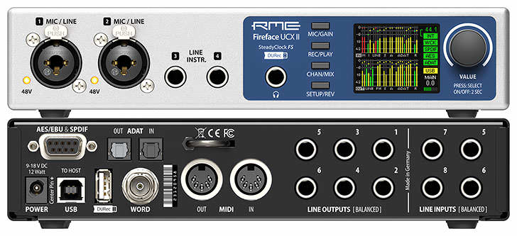 RME、新型オーディオIF「Fireface UCX II」を発表…… 名機UCXの次世代 
