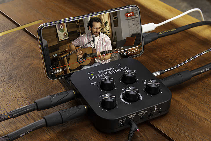 Roland GO:MIXER PRO スマートフォン用 配信オーディオミキサー インターフェイス ローランド - 1