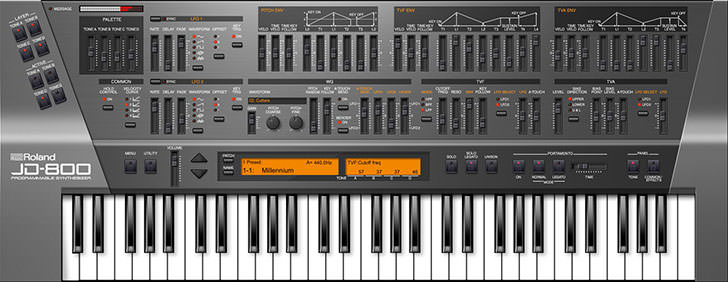 Roland - JD-800 Software Synthesizer