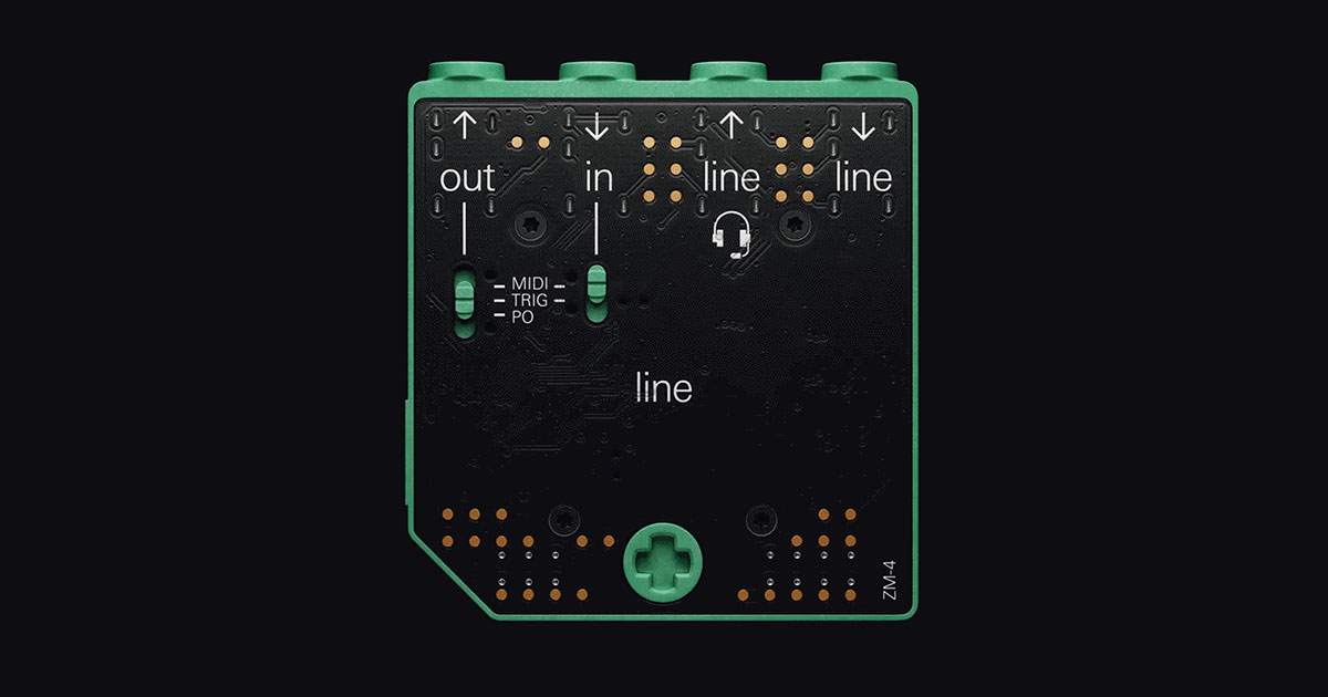 teenage engineering、OP-Zにオーディオ入出力を追加する新作アドオン 