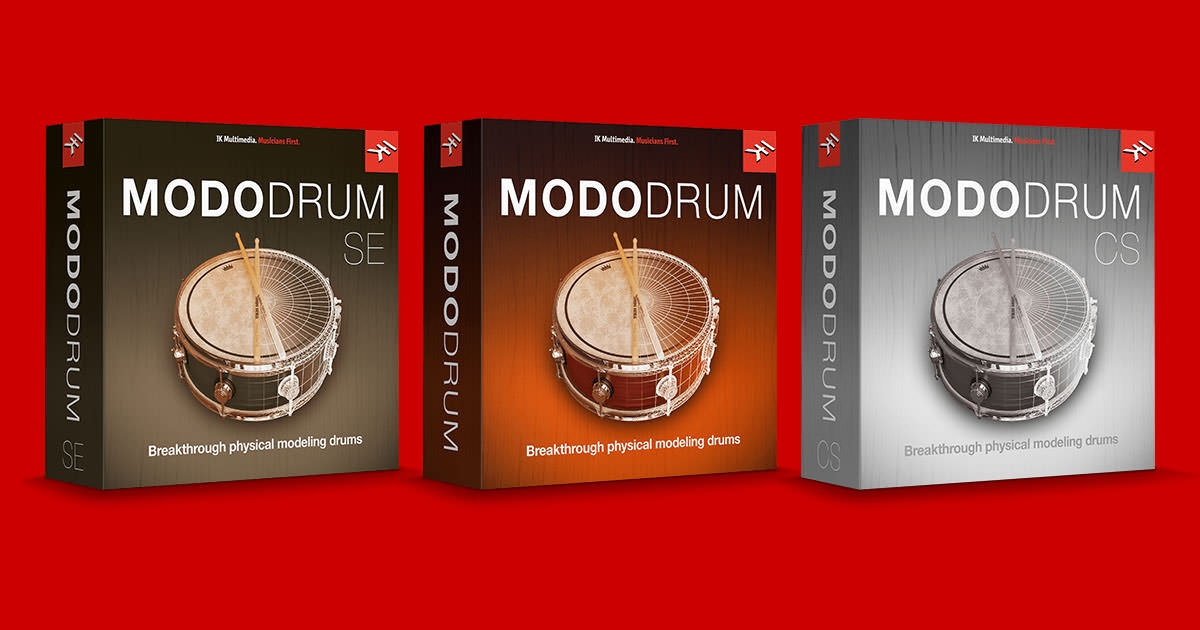 定番ドラム音源、IK Multimedia MODO DRUMに、無償で利用できる「MODO