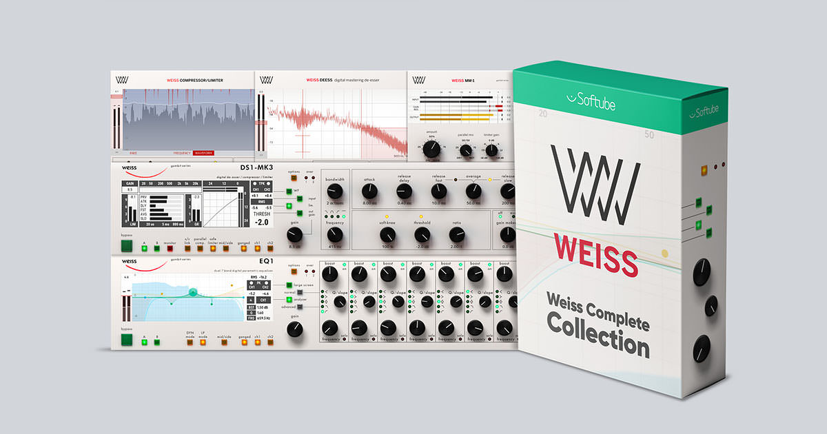 Softubeの超高品質マスタリング・プラグイン、Weissシリーズが最大67