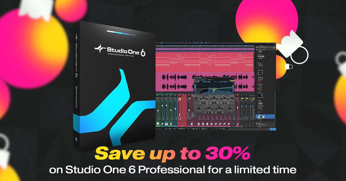 PreSonus、Studio OneのBLACK FRIDAYセールをスタート…… 他のDAWユーザー向けのクロスグレード版が30％OFFで販売中  - ICON