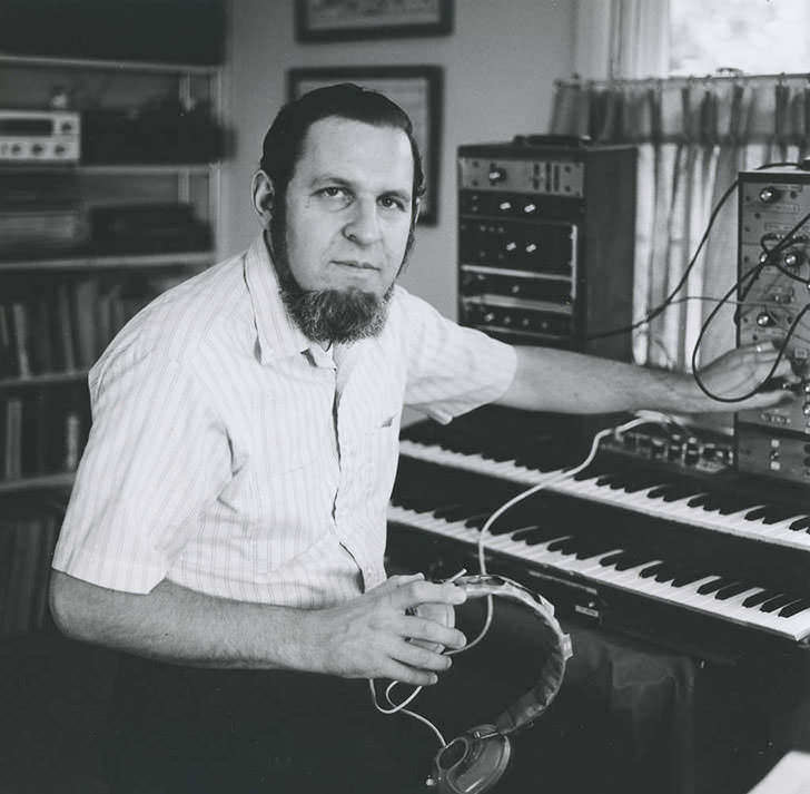 Herbert Deutsch with Moog Modular Synthesizer