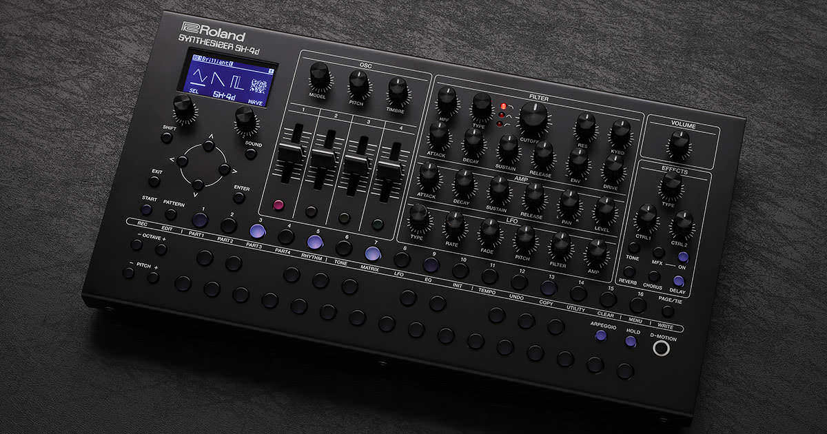 Roland - Synthesizer SH-4d