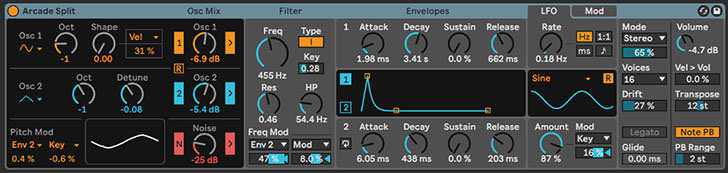 Ableton Live 11.3 - Drift Synthesizer