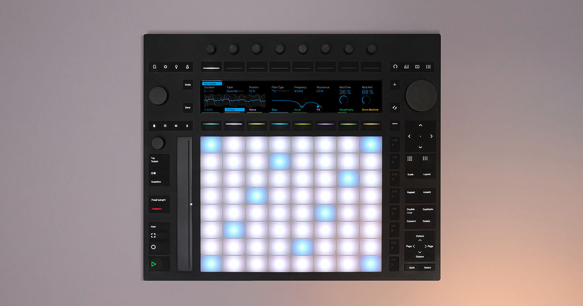 パソコン不要、スタンドアロンでAbleton Liveを使用できるPushが