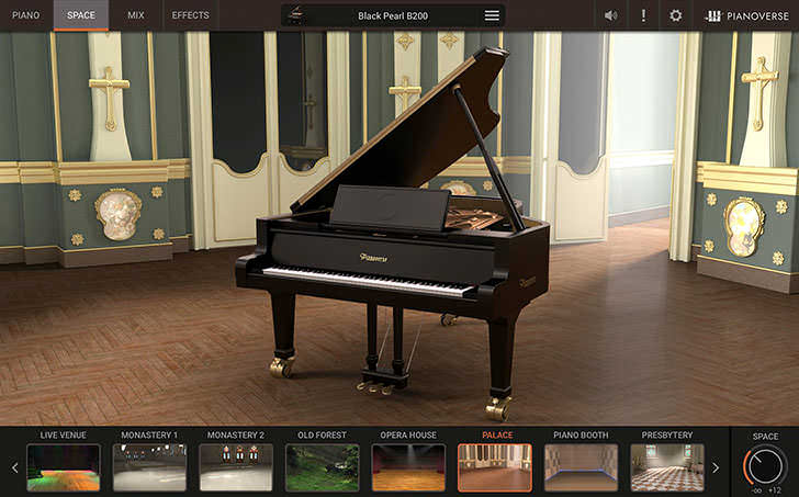 IK Multimedia - Pianoverse Black Pearl B200