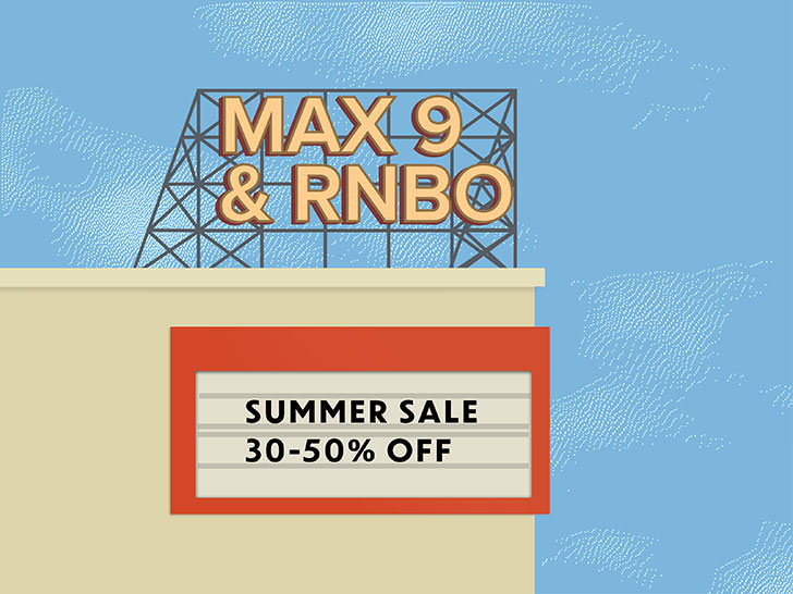 Cycling '74 - Max RNBO Summer Sale