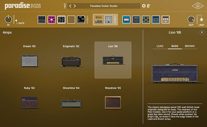 Universal Audio - Paradise Guitar Studio