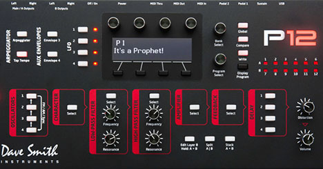 NAMM 2014: Dave Smith Instruments、Prophet 12のデーブルトップ