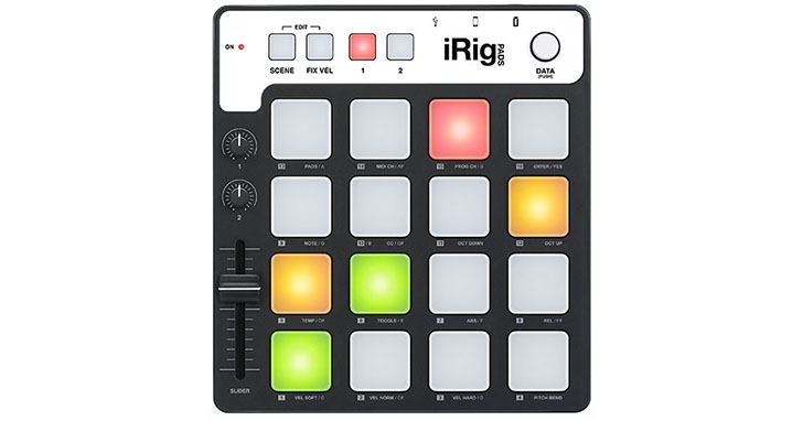 IK Multimedia、Mac／Windows／iOSデバイスに対応した小型パッド