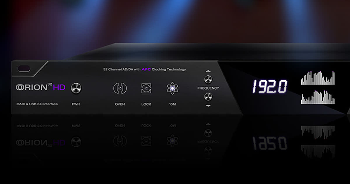 NAMM 2017: Antelope Audio、新型オーディオIF「Orion32 HD」を発表