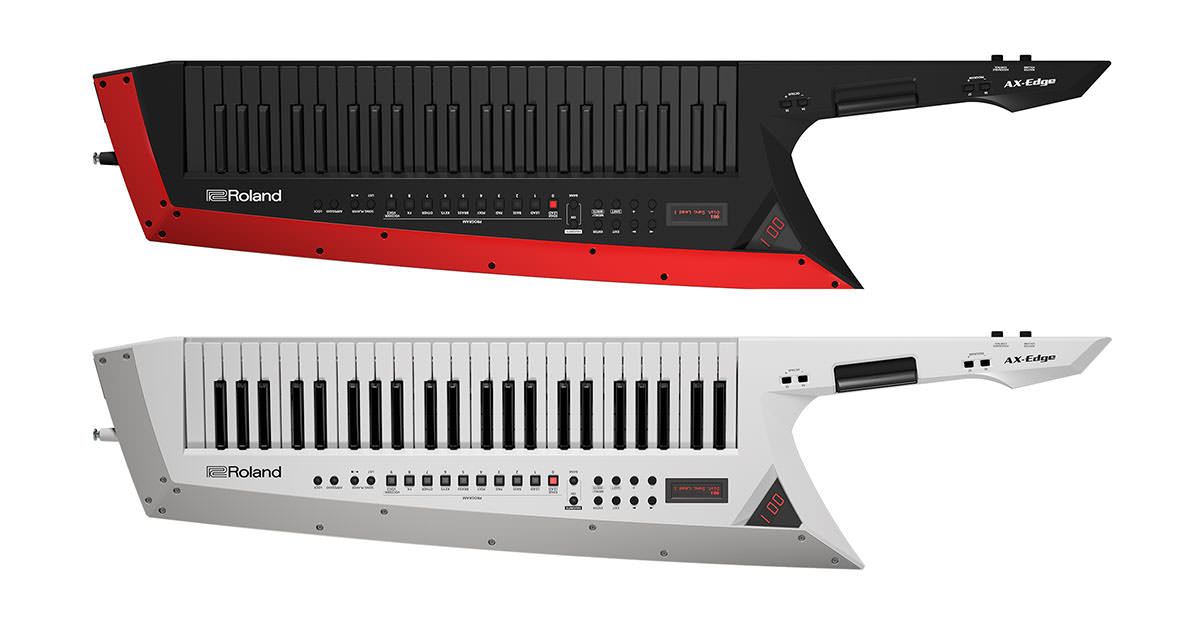 ローランド、ショルダー型キーボードの新製品、「AX-Edge」を発表 - ICON