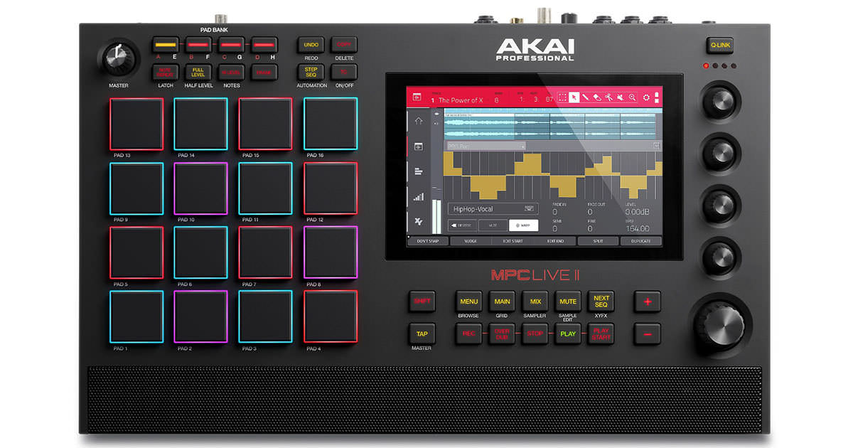 Akai Professional、次世代音楽制作マシン「MPC Live II」を発表 