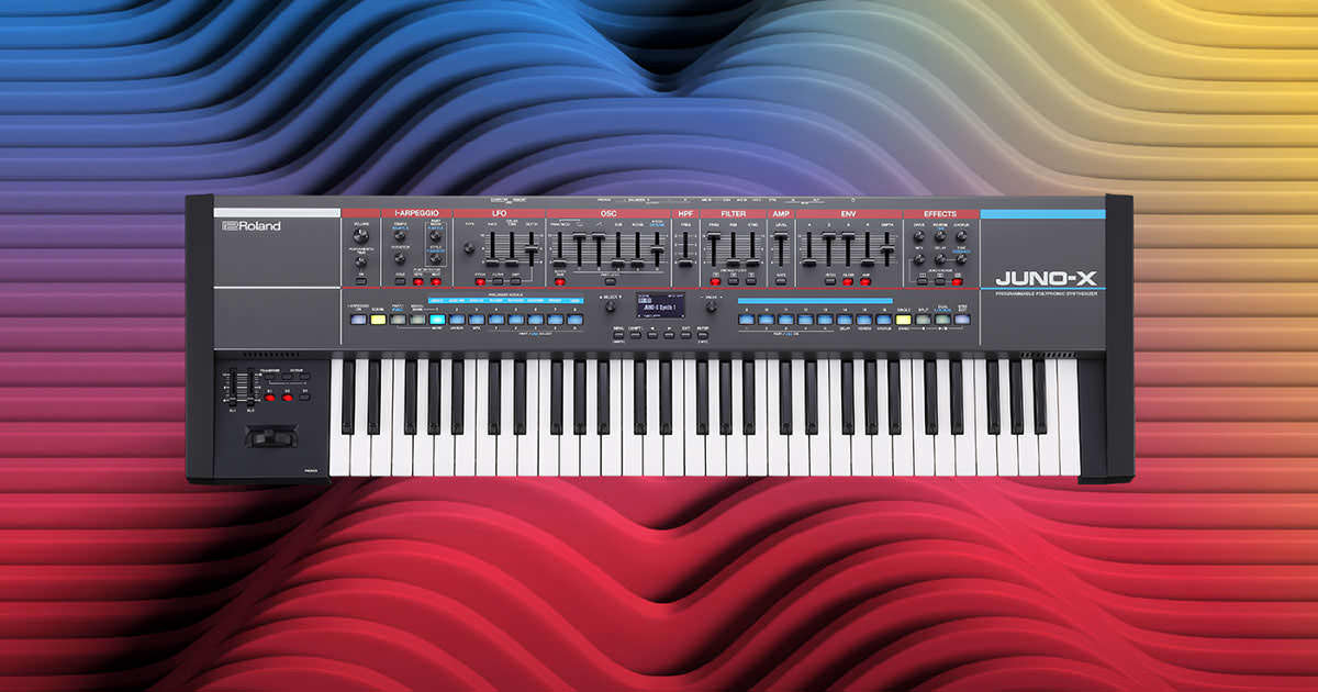 希少名機　Roland JUNO-106 シンセサイザー 61鍵 JUNO-X】Roland シンセサイザー新製品登場！｜島村楽器 川崎