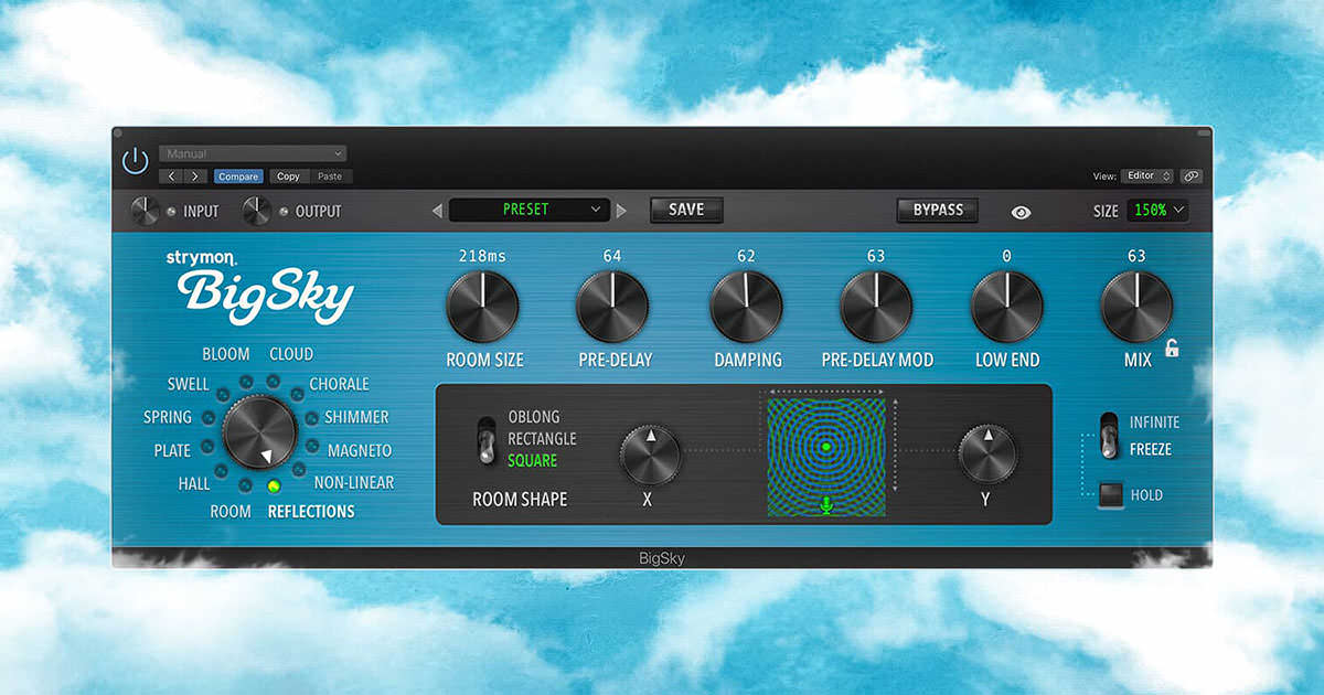 リバーブ・ストンプの金字塔、Strymon「BigSky」のプラグイン版が発売
